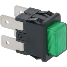 Rocket BIPOLÁRIS KAPCSOLÓ ZÖLD 16A 250V kisháztartási gépek kiegészítői