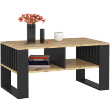 Rockford Artisan Tölgy / Fekete Dohányzóasztal bútor