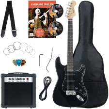 Rocktile Banger'S Power Pack E-Gitár Szett 7 Részes Fekete gitár és basszusgitár