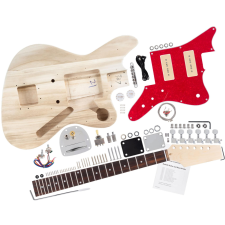 Rocktile Elektromos gitár Jag Stílusú Építőszett basszusgitár kiegészítő