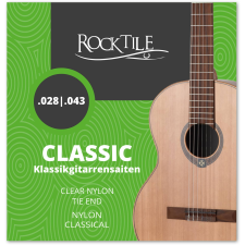Rocktile Klasszikus Gitár Húrjai Super Light 6 Húr basszusgitár kiegészítő