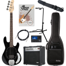 Rocktile Mb-4 Bk Elektromos Basszusgitár Fekete Szuper Szett gitár és basszusgitár