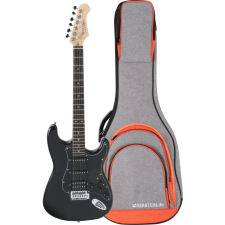 Rocktile Pro St60-Bk E-Gitár Teljesen Fekete Gigbag Szett gitár és basszusgitár