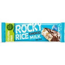 Rocky Rice Choco Milk tej ízű puffasztott rizsszelet étcsokoládéval bevonva 18 g csokoládé és édesség