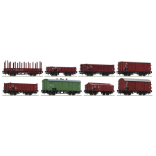 Roco 8 részes tehervagon készlet ČSD - 44001 H0 1:87 méretarány makett