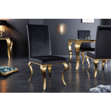 Rococo Design szék Rococo fekete / arany bútor