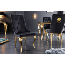 Rococo Design szék Rococo Levia fej fekete / arany bútor