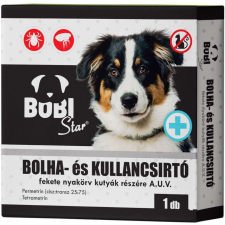 Rodex Bobi bolhairtó nyakörv kutyának (Fekete) 65 cm élősködő elleni készítmény kutyáknak