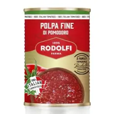 Rodolfi Finomra aprított paradicsom, eredeti olasz, 400 g alapvető élelmiszer