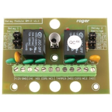 Roger RM2 2 relét tartalmazó kimeneti/bemeneti modul a PRT szériás standalone olvasókhoz biztonságtechnikai eszköz