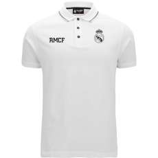 Rogers A habfehér Real Madrid galléros pólód - 2XL