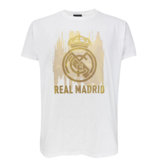 Rogers A Real Madrid címeres pólója - fehér-arany - S