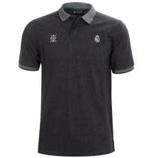 Rogers Prémium Real Madrid galléros póló, szürke - 2XL