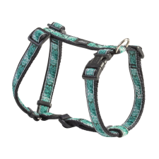 ROGZ FANCY DRESS H-Hám XL Türkíz mintás nyakörv, póráz, hám kutyáknak