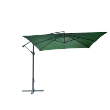 Rojaplast 8080 oldalkaros kerti napernyő, zöld, 270×270 cm kerti bútor