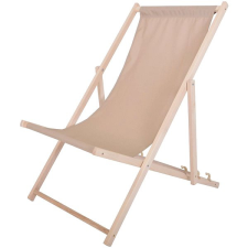 Rojaplast BAHAMA POLYESTER Fa kerti nyugágy, bézs, natúr kerti bútor