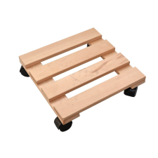  Rojaplast bükkfából készült gurulós, négyzet alakú virágtartó, 30 x 30 cm kerti tárolás