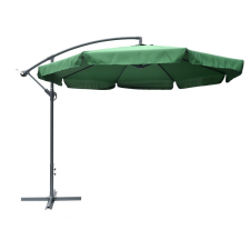 Rojaplast EXCLUSIVE függő napernyő hajtókarral, zöld - ø 300 cm - vízálló 90/115 kerti bútor