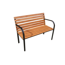 Rojaplast fenyőfából készült, fém szerkezetű kerti pad, 122 cm 97/18 kerti bútor