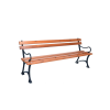  Rojaplast fenyőfából készült, fém szerkezetű kerti pad karfával, 180 cm