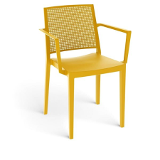 Rojaplast GRID ARMCHAIR Kerti szék, mustársárga kerti bútor