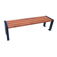 Rojaplast OPOLÁNKY fenyőfáből készült, fém szerkezetű kerti pad 162cm (CL1010) (CL1010) kerti bútor