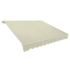  ROJAPLAST P4510 falra szerelhető napellenző - bézs - 2 x 1,5 m kerti bútor