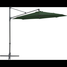 Rojaplast Roja oldalkaros napernyő, zöld, 3 m (607/101) kerti bútor