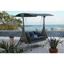 Rojaplast Rojaplast Acapulco exkluzív polyrattan kerti hintaágy tetővel kerti bútor