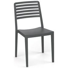 Rojaplast Row kerti karosszék, fekete kerti bútor