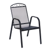 Rojaplast ZWMC-31 fém kerti szék, 56 x 69 x 93 cm - fekete 609