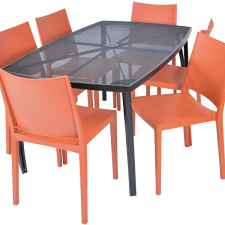 Rojaplast ZWMT-24 kerti asztal 1 + 6 kerti szék szett, MOSK kerti bútor