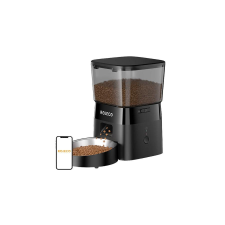 Rojeco 2L automata etetőgép WiFi verzió (fekete) kutyatál