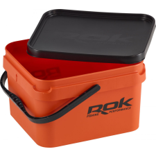  Rok Fishing Performance - Orange Square Bucket 10 literes vödör + tető horgászkiegészítő