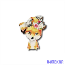  Rókua figura 7x5cm dekorációs kellék