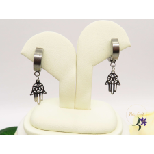  Roland nemesacél fülbevaló  Fatime keze csüngővel ródium színben fülbevaló