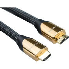 ROLINE 11.04.5801-10 HDMI - HDMI (apa - apa) kábel 1m - Fekete kábel és adapter