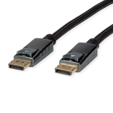 ROLINE 11.04.5867 DisplayPort - DisplayPort kábel 2m - Fekete kábel és adapter