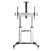 ROLINE 17.03.1261-1 60"-100" LCD TV/Monitor gurulós tartó - Ezüst (1 kijelző)