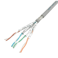 ROLINE 21.15.0001-5 STP/FTP CAT7 Fali Kábel 100m Szürke kábel és adapter