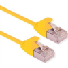 ROLINE 21.15.3322 RJ45 Hálózati kábel, patchkábel CAT 6A U/UTP 0.50 m Sárga Árnyékolatlan, Halogénmentes, Lángálló 1 db (21.15.3322)