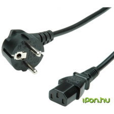 ROLINE 230V-os IEC Tápkábel Fekete 3m 19.08.1030 kábel és adapter
