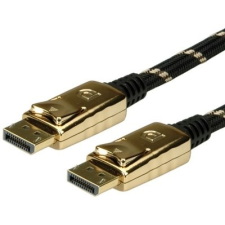 ROLINE Cable ROLINE DisplayPort M/M aranyozott, szövet b kábel és adapter