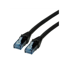 ROLINE CAT6a UTP kábel 10m - Fekete kábel és adapter