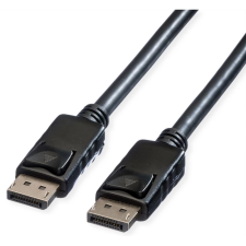 ROLINE DisplayPort 1.2/1.2a Összekötő Fekete 7.5m 11.04.5985-10 kábel és adapter