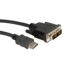 ROLINE DVI-D --> HDMI kábel 3m (11.04.5532-20) kábel és adapter