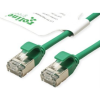 ROLINE green 21.44.3331 RJ45 Hálózati kábel, patchkábel CAT 6A U/FTP 0.30 m Zöld Árnyékolatlan, Halogénmentes, Lángálló 1 db (21.44.3331)