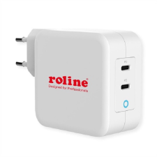ROLINE Hálózati USB-A/USB-C töltő - Fehér (100W) (19.11.1053) mobiltelefon kellék