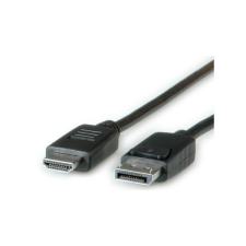 ROLINE Kábel DisplayPort - HDMI M/M 2m kábel és adapter