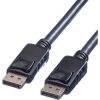 ROLINE Kijelző csatlakozó Csatlakozókábel DisplayPort dugó, DisplayPort dugó 5.00 m Fekete 11.04.5764 Árnyékolt DisplayPort kábel (JAB-2601172)